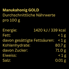 Laden Sie das Bild in den Galerie-Viewer, Manuka Honig GOLD (UMF zertifiziert) - 250g