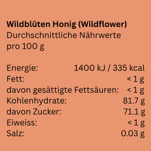 Laden Sie das Bild in den Galerie-Viewer, Wildblüten Honig (Wildflower Honey) - 500g